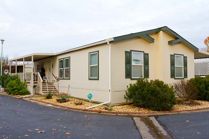 mobile home that is covered by mobile home insurance